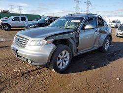 Infiniti FX35 salvage cars for sale: 2004 Infiniti FX35