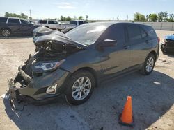 Salvage cars for sale at Houston, TX auction: 2018 Chevrolet Equinox LS