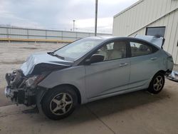 Salvage cars for sale at Dyer, IN auction: 2012 Hyundai Accent GLS