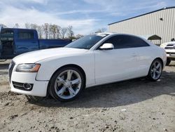 Salvage cars for sale at Spartanburg, SC auction: 2010 Audi A5 Premium Plus