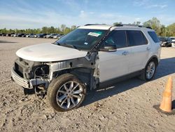 Salvage cars for sale at Houston, TX auction: 2014 Ford Explorer XLT