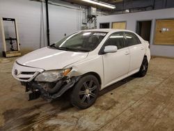 Salvage cars for sale from Copart Wheeling, IL: 2012 Toyota Corolla Base