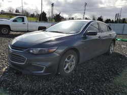 Salvage cars for sale from Copart Portland, OR: 2018 Chevrolet Malibu LS