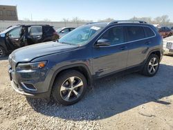 Salvage cars for sale at Kansas City, KS auction: 2019 Jeep Cherokee Limited