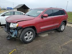 Salvage cars for sale at Woodhaven, MI auction: 2012 Jeep Grand Cherokee Laredo