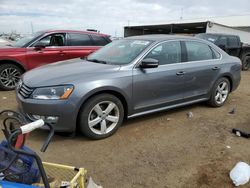 Salvage cars for sale at Brighton, CO auction: 2015 Volkswagen Passat S