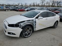 Salvage cars for sale at Bridgeton, MO auction: 2013 Ford Fusion Titanium