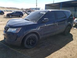 Salvage cars for sale from Copart Colorado Springs, CO: 2016 Ford Explorer Police Interceptor