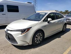 Salvage cars for sale at Hayward, CA auction: 2021 Toyota Corolla LE