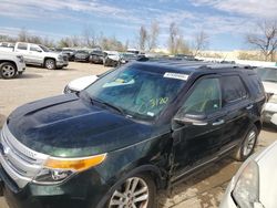 Salvage cars for sale at Bridgeton, MO auction: 2013 Ford Explorer XLT