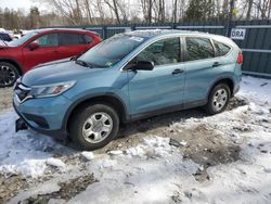 Salvage cars for sale at Candia, NH auction: 2015 Honda CR-V LX