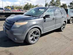 Salvage cars for sale at Denver, CO auction: 2015 Ford Explorer Sport