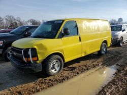 Salvage trucks for sale at Columbia, MO auction: 2012 Chevrolet Express G2500