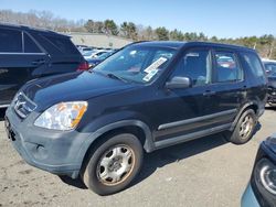 Salvage cars for sale from Copart Exeter, RI: 2006 Honda CR-V LX