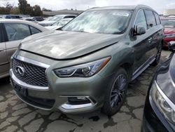Salvage cars for sale at Martinez, CA auction: 2017 Infiniti QX60