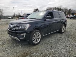 Salvage cars for sale at Mebane, NC auction: 2018 Ford Expedition Limited