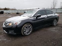 Salvage cars for sale from Copart Columbia Station, OH: 2014 Honda Accord Sport