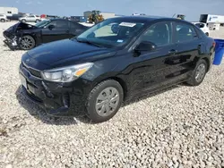 Salvage cars for sale from Copart New Braunfels, TX: 2020 KIA Rio LX