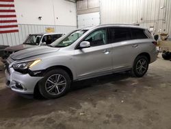 Salvage cars for sale from Copart Candia, NH: 2017 Infiniti QX60