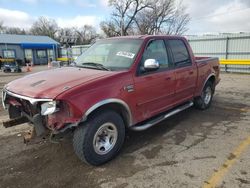 Salvage trucks for sale at Wichita, KS auction: 2002 Ford F150 Supercrew