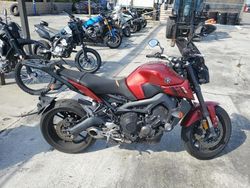 Salvage cars for sale from Copart -no: 2017 Yamaha FZ09 C