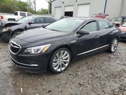 Salvage cars for sale at Savannah, GA auction: 2017 Buick Lacrosse Premium