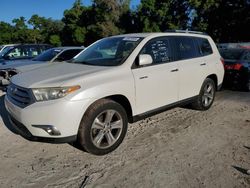 Salvage cars for sale from Copart Ocala, FL: 2011 Toyota Highlander Limited