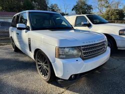 Salvage cars for sale from Copart Newton, AL: 2011 Land Rover Range Rover HSE Luxury