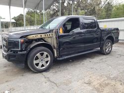 Salvage cars for sale at Savannah, GA auction: 2018 Ford F150 Supercrew