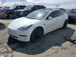 Tesla Vehiculos salvage en venta: 2018 Tesla Model 3