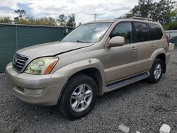 Salvage cars for sale from Copart Riverview, FL: 2006 Lexus GX 470