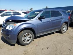 Salvage cars for sale at Woodhaven, MI auction: 2014 Chevrolet Equinox LS