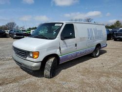 Salvage trucks for sale at Wilmer, TX auction: 2003 Ford Econoline E250 Van