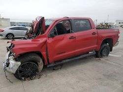 Salvage cars for sale from Copart Grand Prairie, TX: 2019 Toyota Tundra Crewmax SR5
