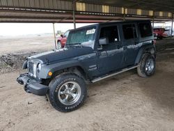 Salvage cars for sale at Houston, TX auction: 2018 Jeep Wrangler Unlimited Sport