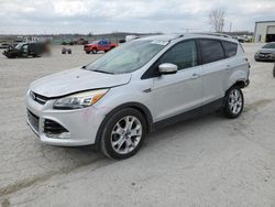 Salvage cars for sale from Copart Kansas City, KS: 2015 Ford Escape Titanium