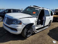Salvage cars for sale at Brighton, CO auction: 2015 Lincoln Navigator
