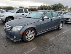 Salvage cars for sale from Copart Las Vegas, NV: 2009 Mercedes-Benz C 300 4matic