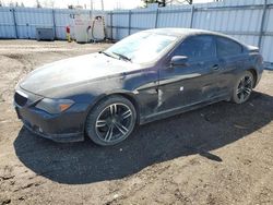 Salvage cars for sale at Bowmanville, ON auction: 2007 BMW 650 I