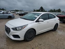 Salvage cars for sale from Copart Houston, TX: 2021 Hyundai Accent SE