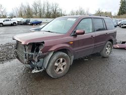 Salvage cars for sale at Portland, OR auction: 2007 Honda Pilot EXL