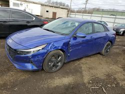 Salvage cars for sale at New Britain, CT auction: 2021 Hyundai Elantra SEL