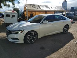 Honda Accord Sport salvage cars for sale: 2018 Honda Accord Sport