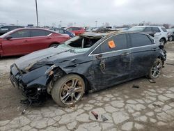 Salvage cars for sale at Indianapolis, IN auction: 2015 Ford Fusion Titanium