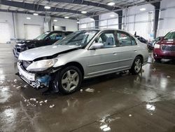 Honda Civic ex salvage cars for sale: 2004 Honda Civic EX