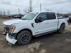 Salvage cars for sale at Montreal Est, QC auction: 2022 Ford F150 Supercrew