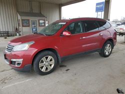 Salvage cars for sale at Fort Wayne, IN auction: 2014 Chevrolet Traverse LT