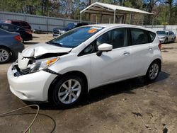 Salvage cars for sale at Austell, GA auction: 2016 Nissan Versa Note S