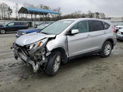 Salvage cars for sale from Copart Spartanburg, SC: 2016 Honda CR-V EX