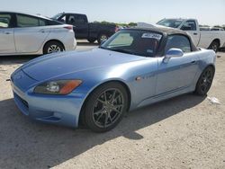 Salvage cars for sale from Copart San Antonio, TX: 2002 Honda S2000